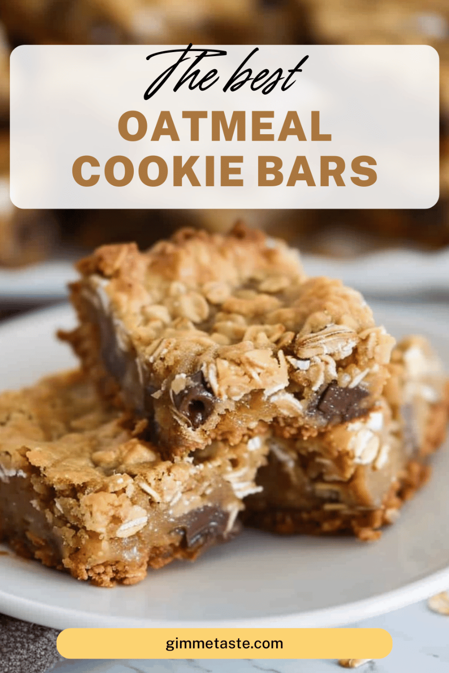 Oatmeal Cookie Bars