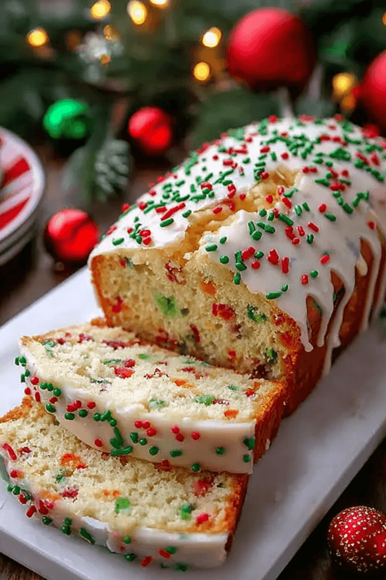 Christmas Sprinkle Buttermilk Bread