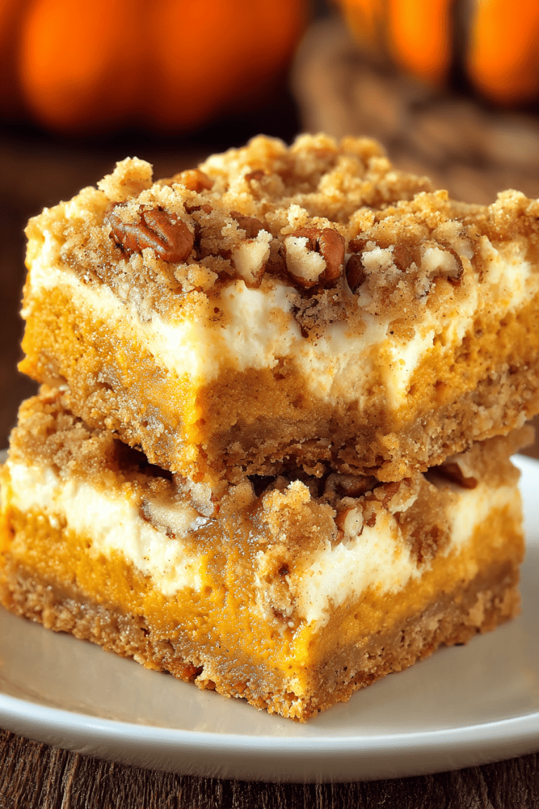 Fall Pumpkin Bars with Cream Cheese Frosting