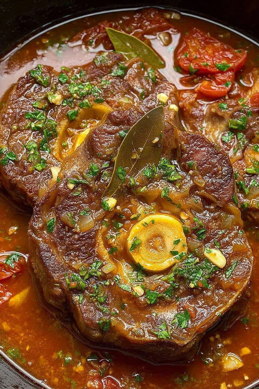 Italian Osso Buco with Gremolata – Slow-Braised, Rich & Brightly Herbed
