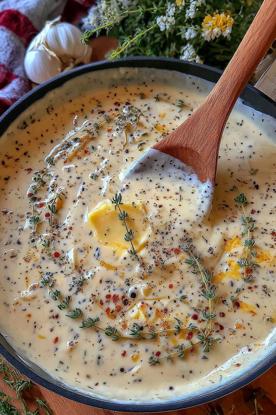 Shrimp sautéing in butter and olive oil in a skillet until pink and lightly golden