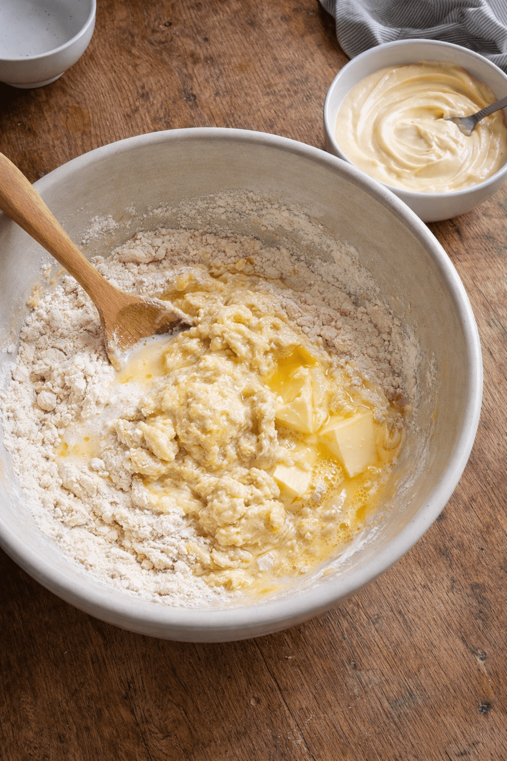 Scandinavian-style carnival buns filled with vanilla cheesecake and blueberry compote served warm